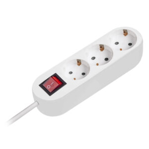 Prelungitor 3x1.5mm 3 prize 10m cu întrerupător