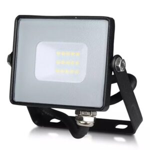 Reflector led smd 10w 6400k ip65 negru, cip samsung, V-TAC | Tomis Computers