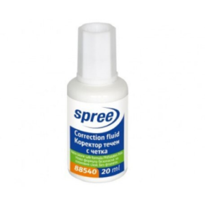 Flacon pasta corectoare Spree 20 ml cu aplicator pensulă pentru corecturi precise