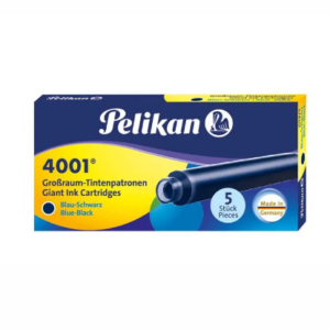 Set 5 cartuse mari albastre pentru stilou Pelikan 4001