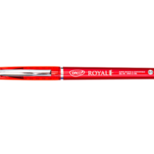 Pix cu gel roșu DACO Royal cu corp cauciucat ergonomic pentru scris confortabil