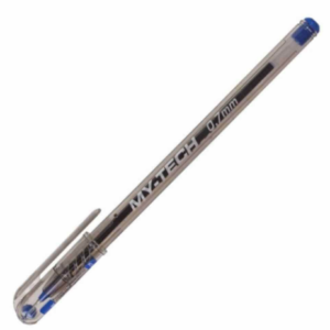 Pix albastru cu vârf de 0.7mm Pensan My-Tech pentru scris precis și confortabil