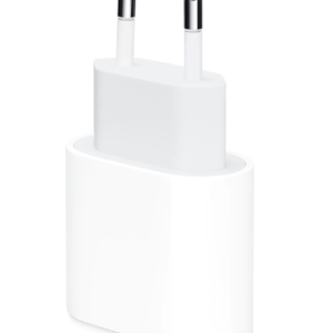 Incarcator retea Apple USB-C 20W alb cu cablu de alimentare Lightning