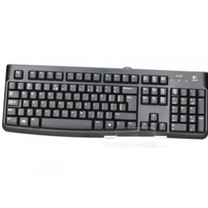 Tastatura Logitech K120, USB, Plug and Play, Rezistenta la apa, Negru