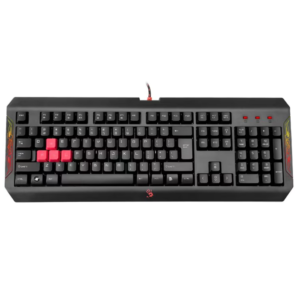 Tastatura A4Tech Bloody Q100, Iluminata, USB, Negru
