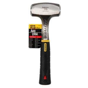 Ciocan Stanley 1-56-001 anti vibratii, forjat dintr-o singura bucata pentru rezistenta, tehnologie patentata ANTI-VIBE, Greutate: 1.3 kg, negru/argintiu
