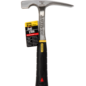 Ciocan de zidarie Stanley 1-54-022 anti vibratii, margine intarita pentru taiere precisa, tehnologie patentata ANTI-VIBE pentru reducerea vibratiilor, negru/argintiu