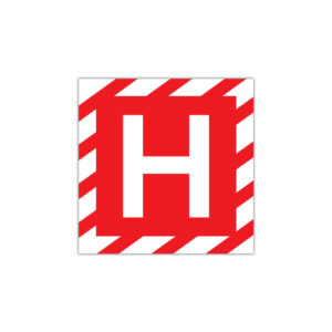 Indicator hidrant interior PSI roșu cu simbol alb