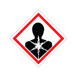 Indicator pericol pentru sănătate GHS08 pentru produse chimice