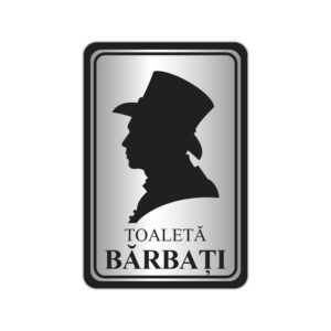 Indicator Toaletă Bărbați vintage pentru grup sanitar