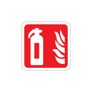 Indicator PSI stingător de incendiu pe fundal roșu
