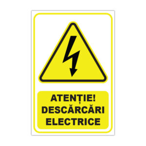 Indicator avertizare Atenție Descărcări electrice