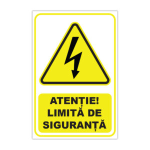 Indicator de avertizare electrică Atenție Limită de siguranță
