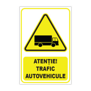 Indicator avertizare Atenție Trafic Autovehicule