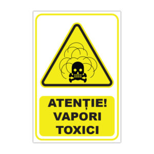 Indicator avertizare Atenție Vapori toxici