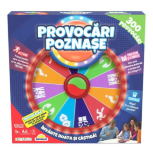 Joc de societate Zanzoon Provocari poznase cu consola electronica si roata colorata