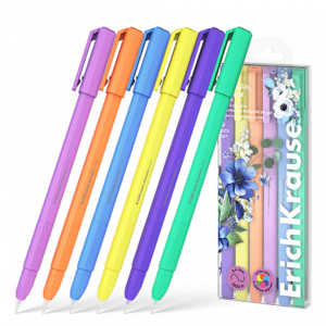 Set de 6 pixuri multicolore Paradise Pastel 0.6 de la ErichKrause