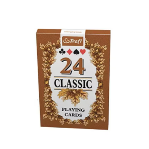 Set carti de joc Classic 24 multicolor de la Trefl pentru jocuri de societate