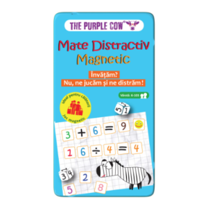 Joc Mate distractiv magnetic albastru pentru copii de peste 6 ani