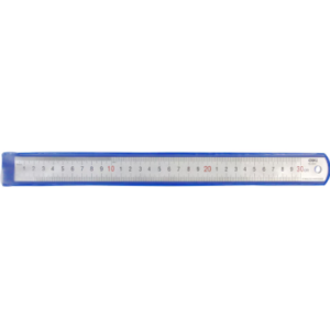 Rigla din otel gri de 300 mm pentru masuratori precise si durabile