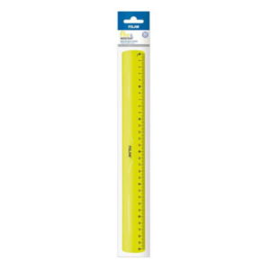 Rigla flexibila galbena de 30 cm pentru masuratori precise