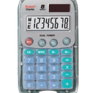 Calculator buzunar Starlet multicolor pentru birou și uz cotidian