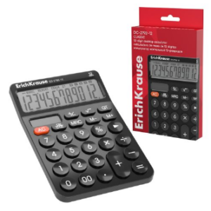 Calculator negru cu 8 cifre de birou marca ErichKrause