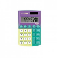 Calculator de birou cu 8 digiti în culoarea galben multicolor Milan Sunset
