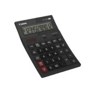 Calculator de birou Canon AS-1200 culoare negru, design compact pentru birou