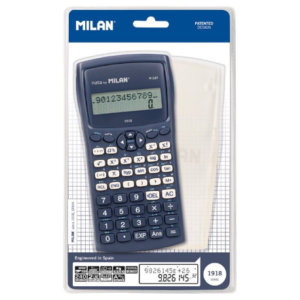 Calculator științific albastru MILAN model 159110SNCBBL pentru birou