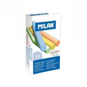Set de 10 crete colorate în cutie multicolor pentru desen și colorat
