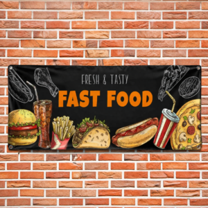 Banner personalizat Fast Food