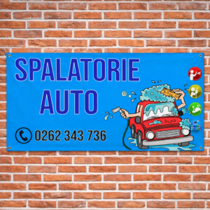 Banner personalizat Spălătorie Auto