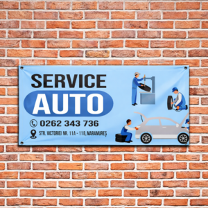Banner personalizat Service Auto