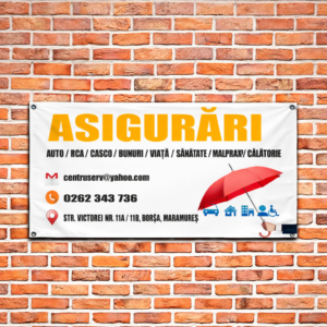 Banner personalizat Asigurări