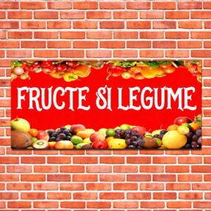 Banner personalizat Fructe și Legume