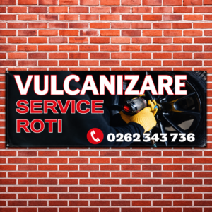 Banner personalizat Vulcanizare Service Roți