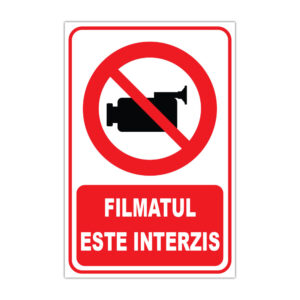 Indicator de interzicere Filmatul este interzis