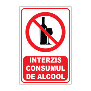 Indicator de interzicere Interzis consumul de alcool