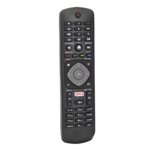 Telecomanda pentru TV universala, Philips, LCD/LED, Netflix, Parasource®, neagra