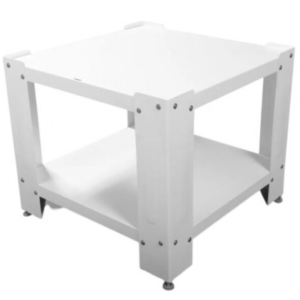 Piedestal pentru Masina de Spalat / Uscator, Roller 00801, Sarcina Maxima 150KG, 60 x 60, Otel Galvanizat, Alb