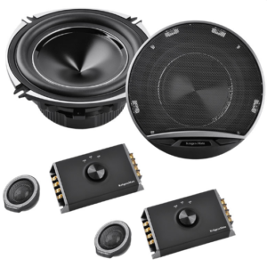 Set difuzoare auto negre 5 inch cu tweetere și filtre Kruger&Matz
