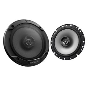 Set de 2 difuzoare auto Kenwood KFC-S1766 cu grile negre de protecție și diametru 16.5 cm