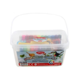 Set plastilină multicolor cu 24 culori și 500 grame pentru modelaj creativ