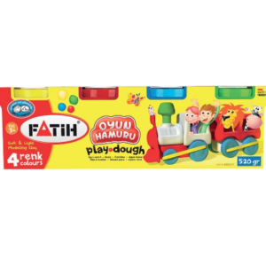 Set plastilină ușoară multicolor 4 culori 130 g fiecare Fatih