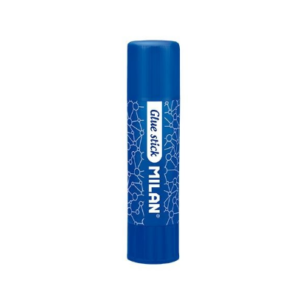 Lipici solid 8 g Milan stick albastru pentru uz școlar și papetărie