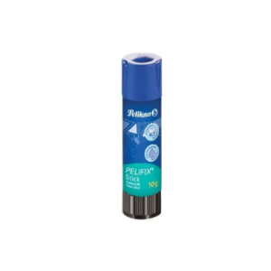 Lipici solid Pelikan stick albastru 10 grame pentru uz școlar și papetărie
