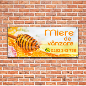 Banner Miere de Vânzare