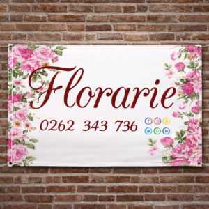 Banner florărie personalizat din banner frontlit