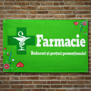 Banner Farmacie promoțional personalizat